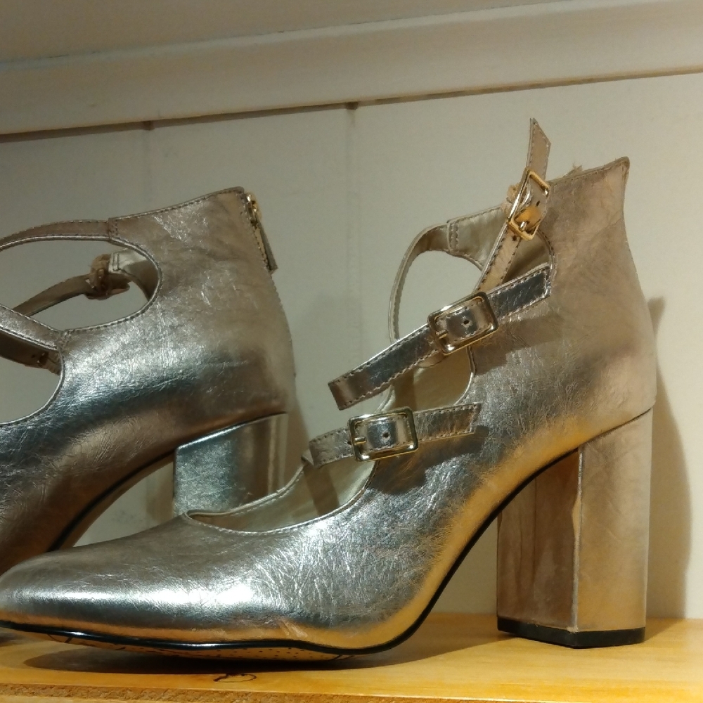 Light Rose Gold Women's Strappy Heels